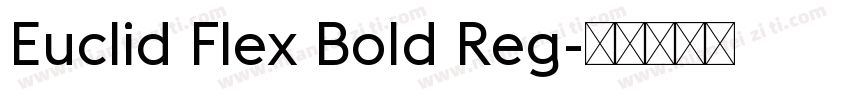 Euclid Flex Bold Reg字体转换
